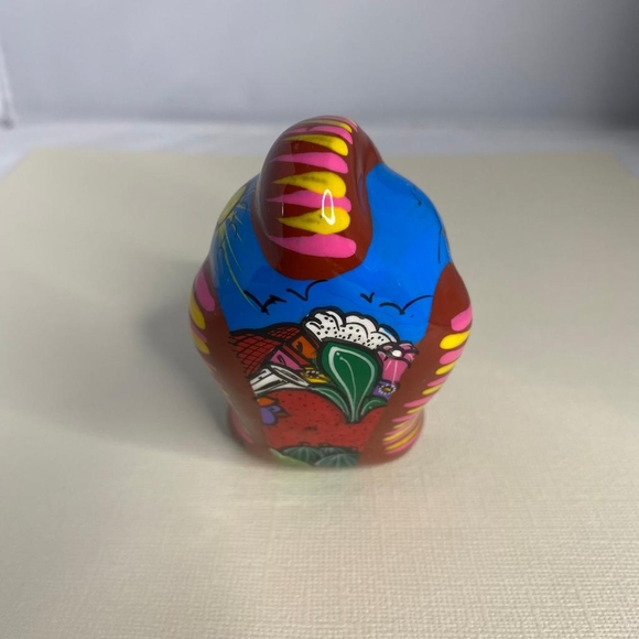 Isidoro Mix Hand Painted Sculpted Clay Cat Figurine - Picture 5 of 9